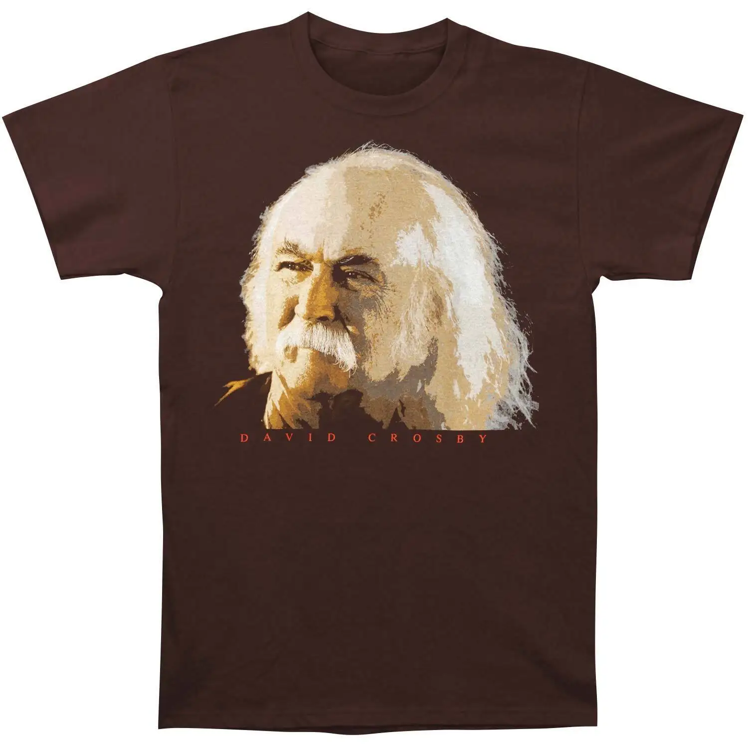 

Men's David Crosby Croz 2016 T-shirt XX-Large Brown