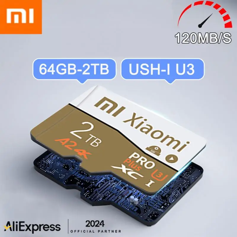 Original XIAOMI Memory SD Card 128GB 256GB 512GB 1TB High Speed Class10 SD/TF Flash Card For Camera/Phone Mini SD Card 2024 NEW