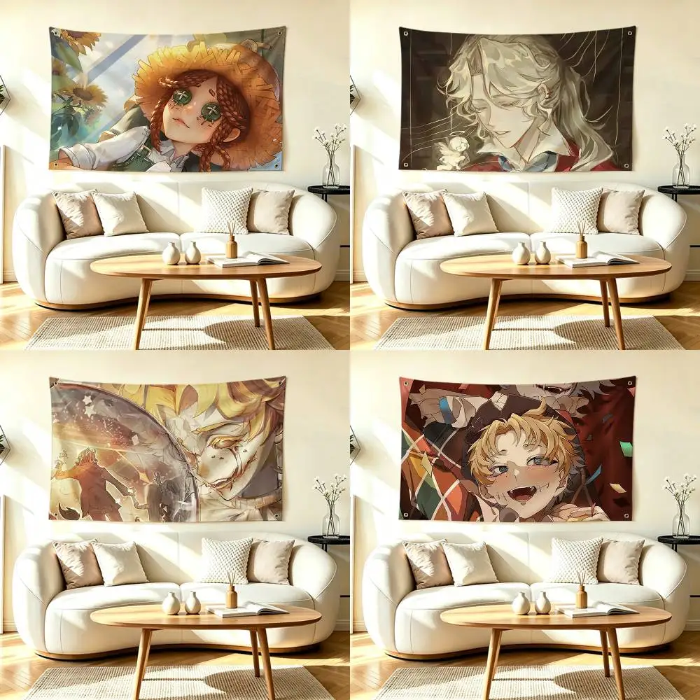 G-Gothic Anime Styl Identity V  Flags for Bedrooms Home Decor Items Outdoor Decors Garage Decoration Flaga