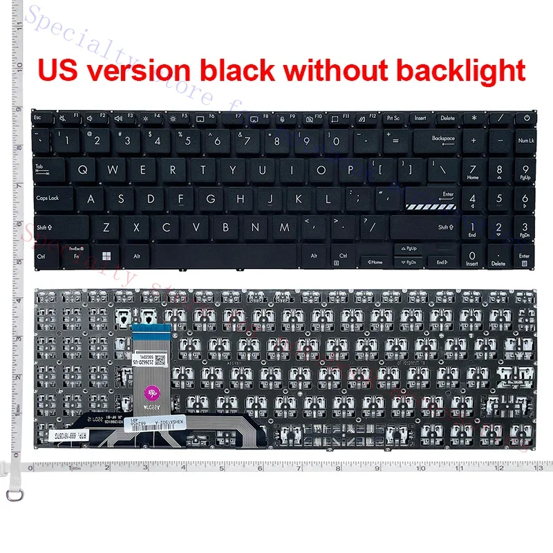 US Laptop Replacement Keyboard For ASUS Vivobook 15 X1502 X1502VA M1502 M1605X B1502 B1502CBA