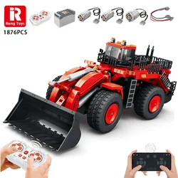 Remote Control Excavators Loader Building Blocks Construction Engineering Vehicle RC Cars High-Tech Bricks Kids Autos Toys Boys