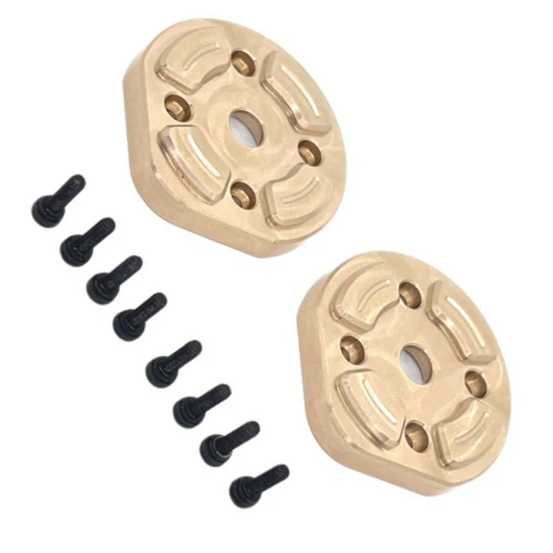 2PCS RC รถอัพเกรดทองเหลืองด้านหน้าและด้านหลังเพลา Counterweights ชุดสําหรับ MJX 1/12 H12Y H12Y + RC รถอะไหล่