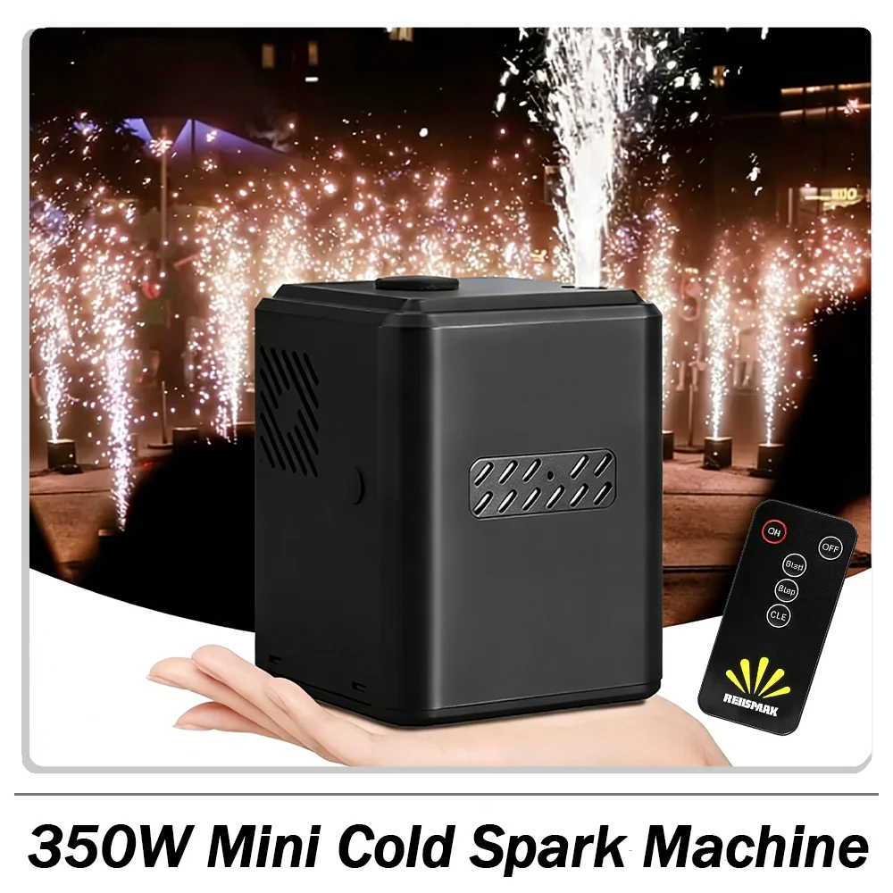 

Мини-машина холодных искр 350 Вт с дистанционным управлением, эффект для сцены, высота распыления 2-3 м, огнестойкий ABS+PC, для диджеев, дискотек, баров