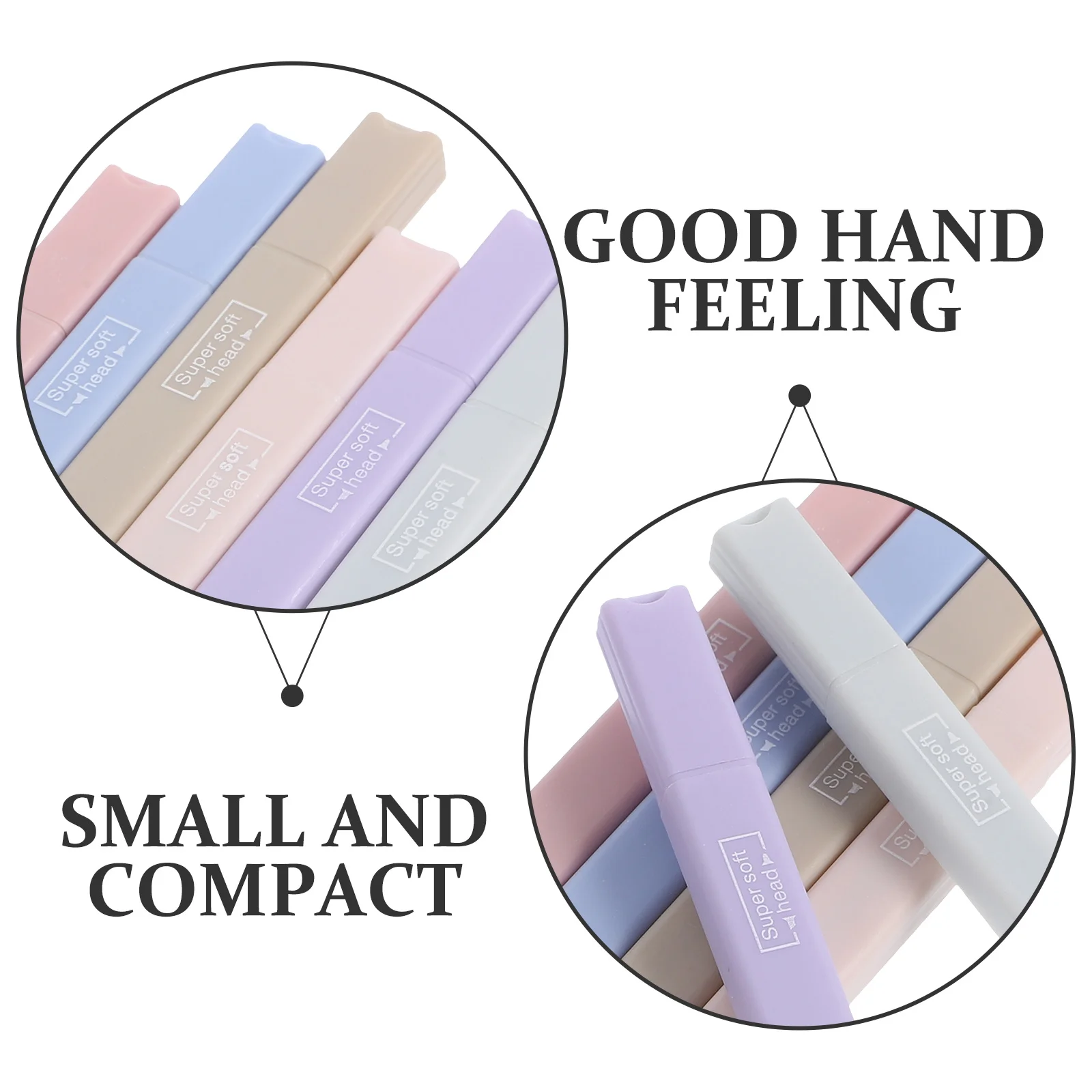 

6 шт. флуоресцентные ручки-маркер для офиса, учебная книга, маркировка, заметка, студент, учитель, пластик, гладкое письмо, без утечек, красочные