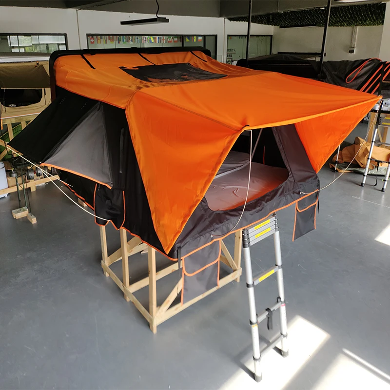 Customized Car rooftop tent hard for camping waterproof double layer tents hard shell roof top tents for new zealand market