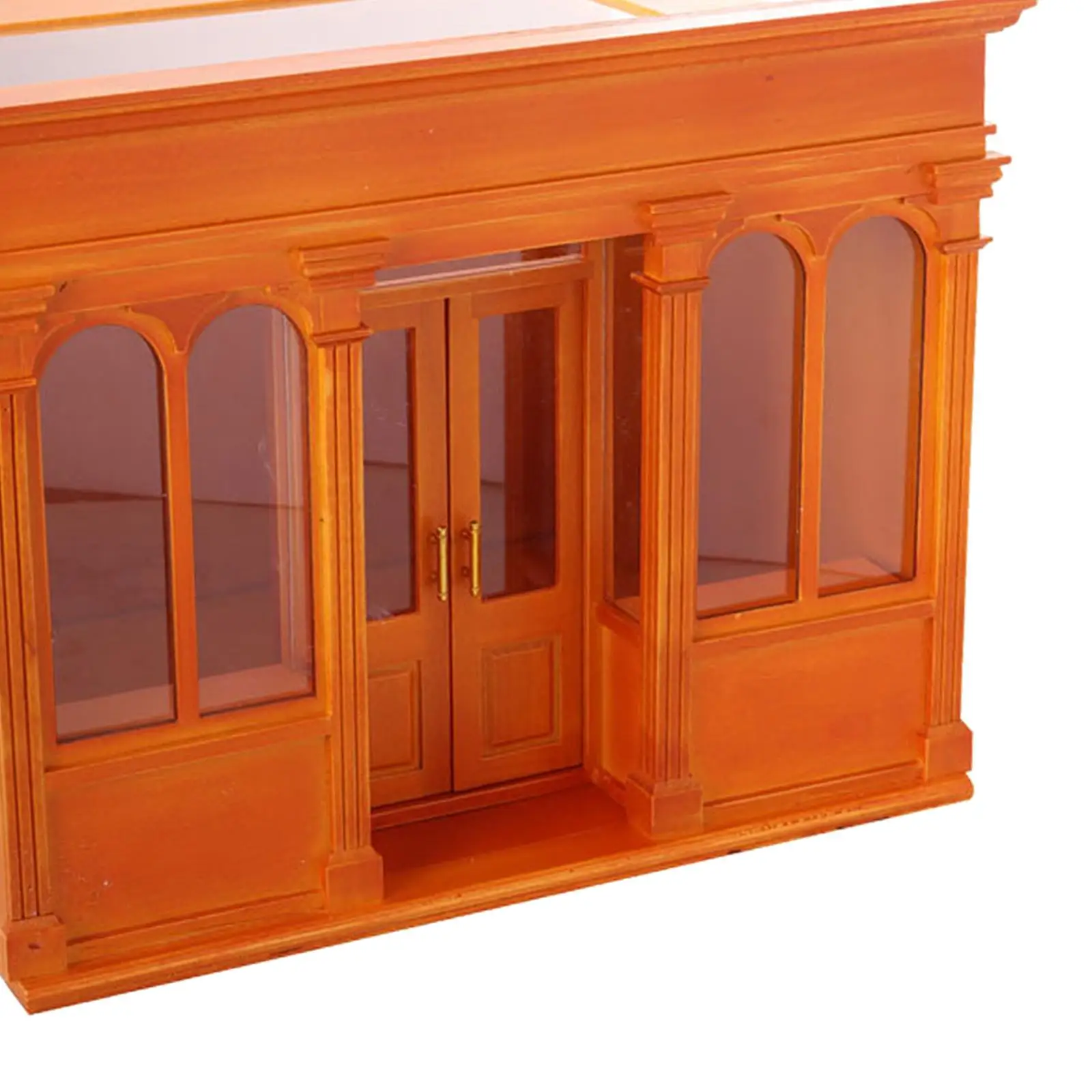 Mini accesorios de construcción de casa de madera, muebles hechos a mano para casa de muñecas, 1/12