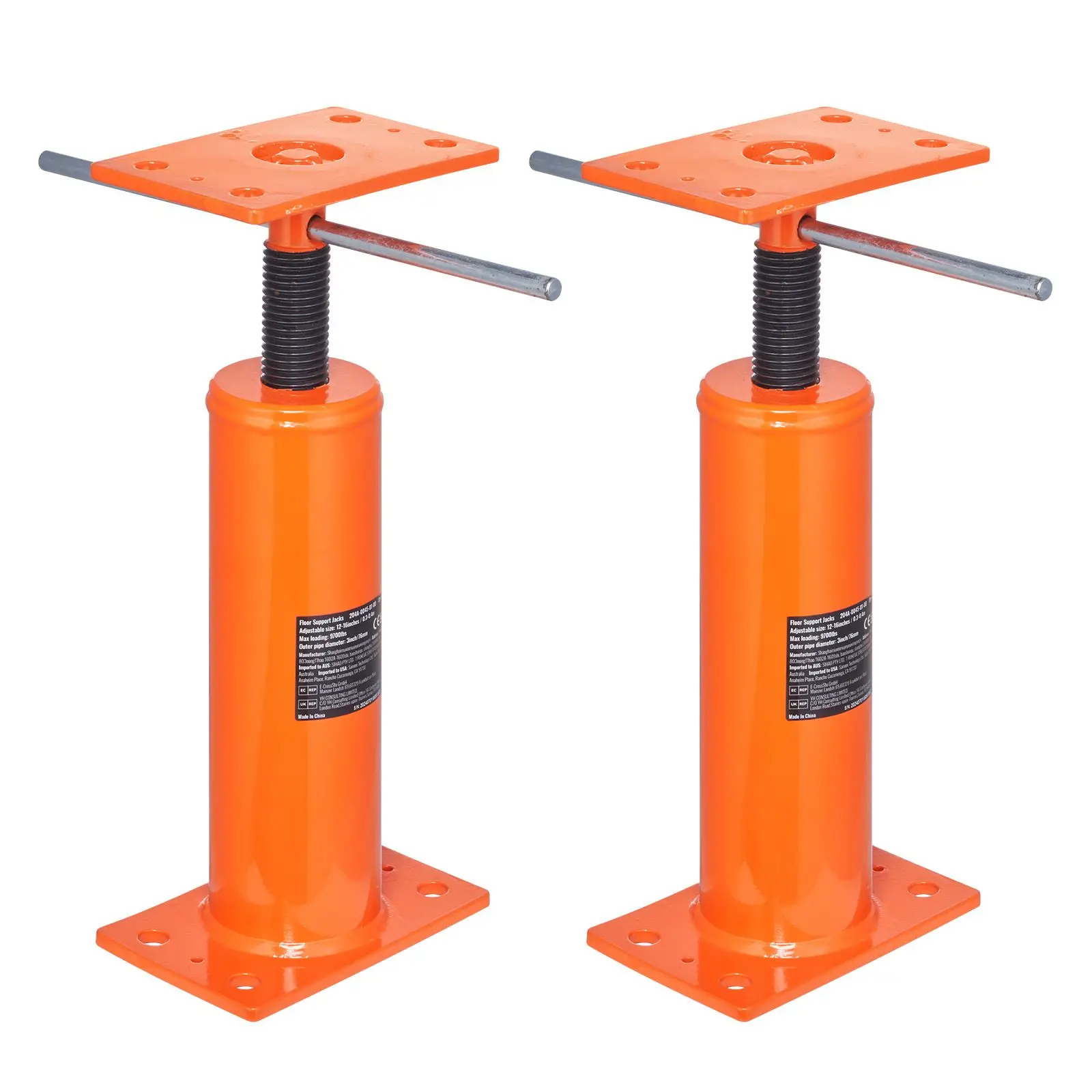 House Floor Jacks, 2 Pack, 12