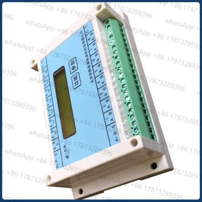16 Channels Isolated Pt100 4-20mA K-type Thermocouple RTD Universal 16-bit Acquisition Module LCD Display, RS485 Modbus RTU DAQ
