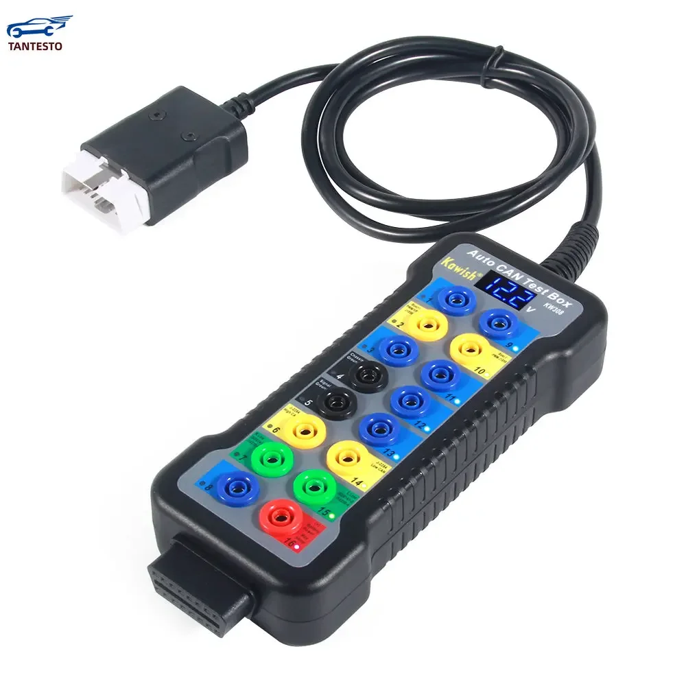 2024 Free Shipping!CAN Test Box Breakout and Protocol Detector OBD Scan Tool Assistant,Decoder Assistant KW308