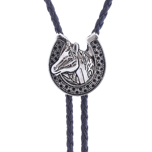 Imagen 2 del producto Corbata Bolo con cabeza de caballo vintage de moda creativa