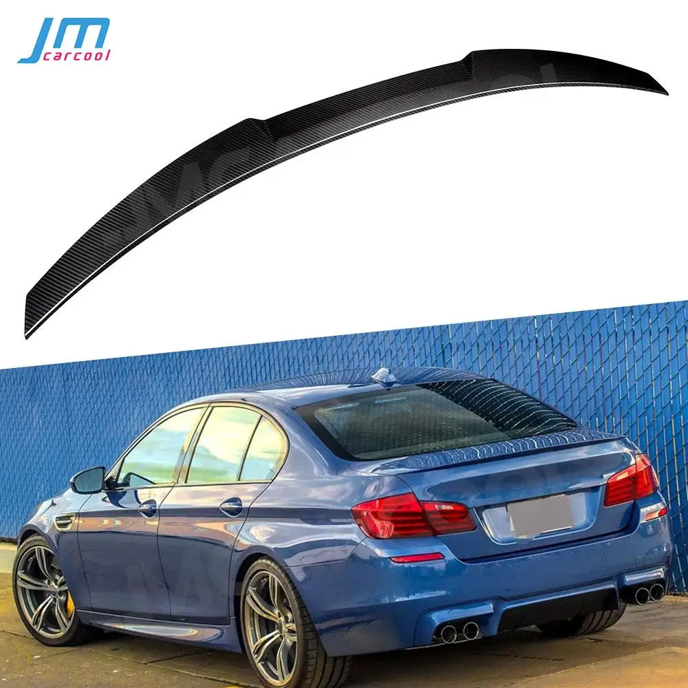 

Rear Trunk Spoiler for BMW 5 Series F10 M5 Sedan 2010-2016 Car Boot Duck Spoiler Lid Wing Car Styling Dry Carbon Fiber