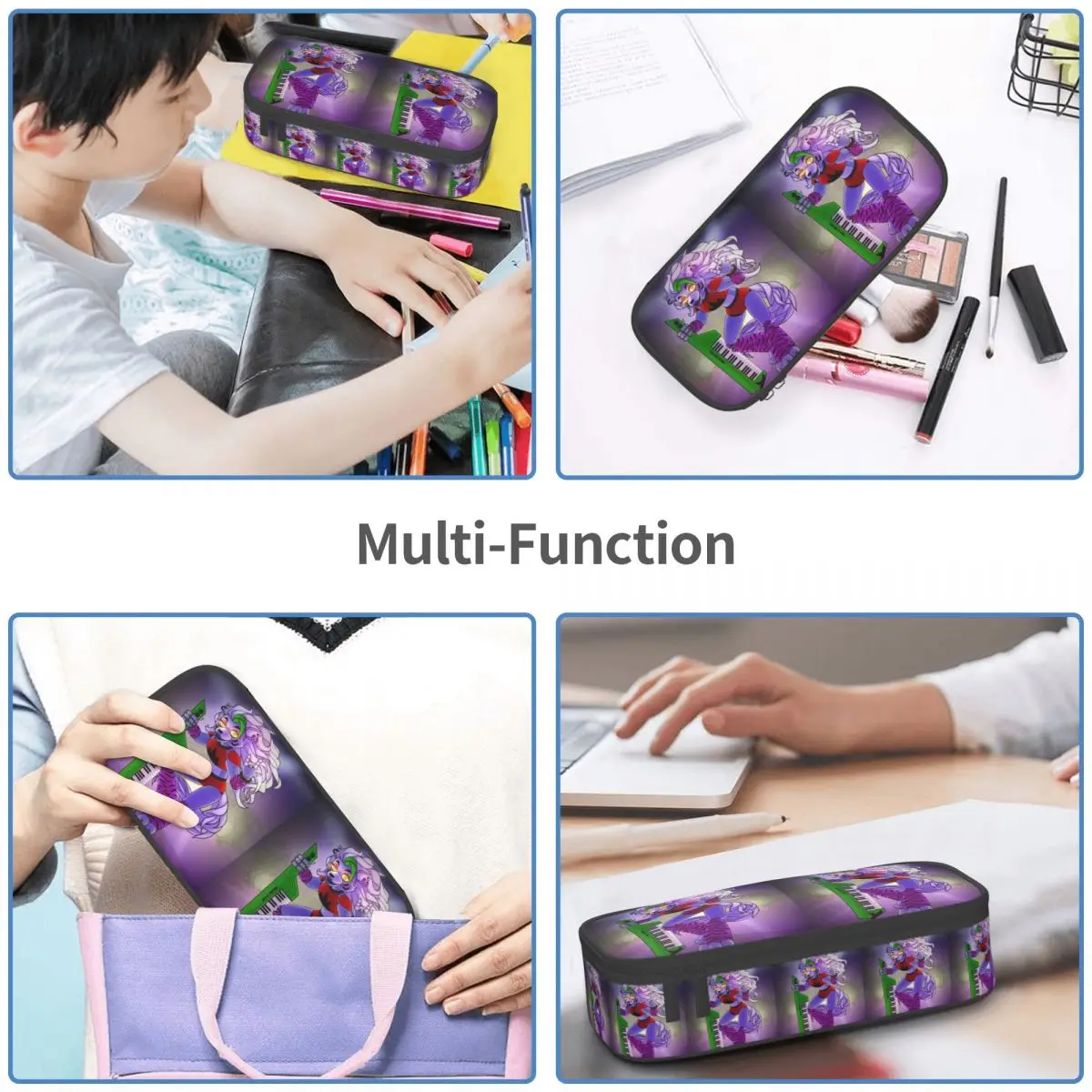 مقلمة روكسان وولف للطلاب صندوق القلم المدرسية حقيبة أقلام رصاص لوازم القرطاسية حقيبة حامل القلم