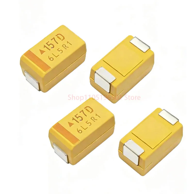 10PCS D-type Case Tantalum capacitor  16V 25V 35V 50V 2.2UF 3.3UF 4.7UF 6.8UF 10UF 22UF