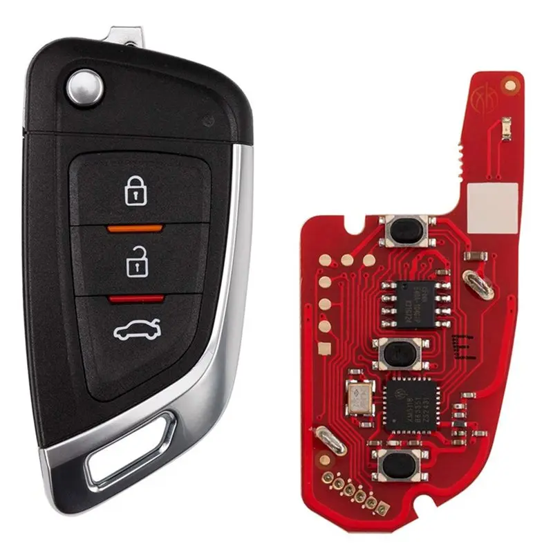 

For XHORSE Universal Remote Car Key With 3 Buttons-Works XKKF05EN/XKKF02EN& For VVDI Key Tool