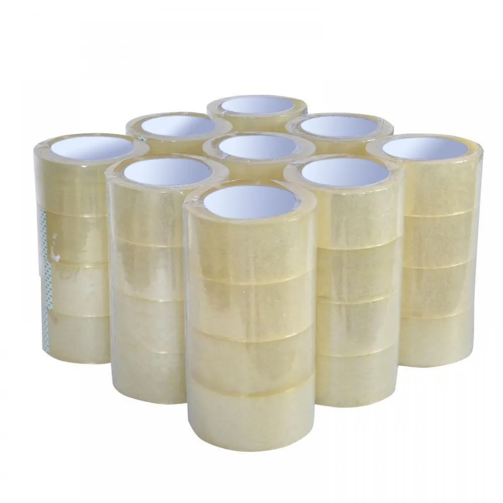 

36 Rolls Carton Packing Tape Clear 110 Yard Rolls 2 Mill Tape