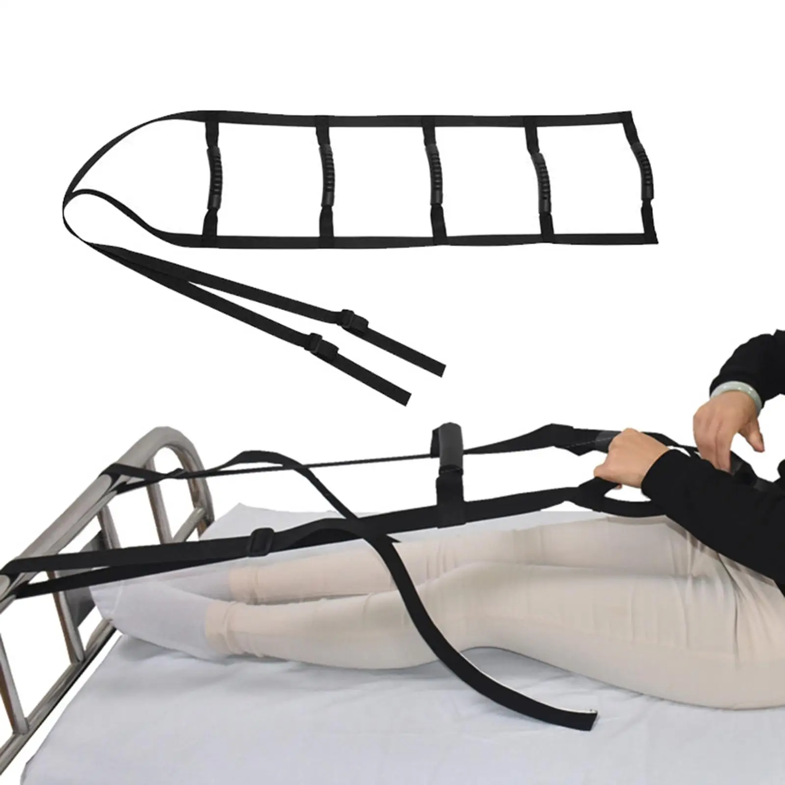 

Bed Ladder Assist for Most Beds Adjustable Rope Bed Ladder Strap for Elderly