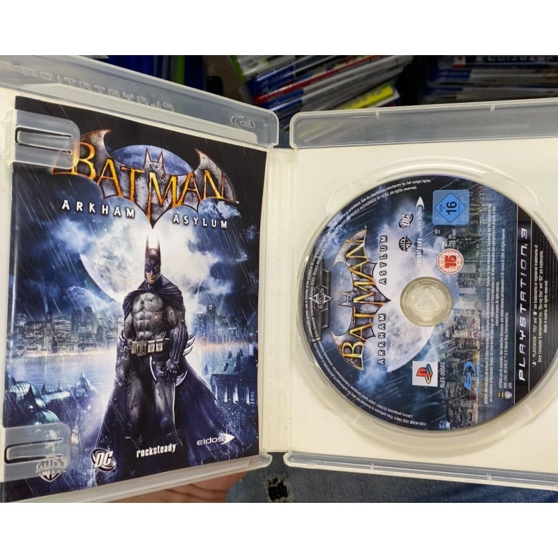 PS3 لعبة اليد الثانية CD باتمان Arkham Asylum بلاي ستيشن 3 لعبة أقراص ألعاب Ps3 باتمان Arkham Asylum