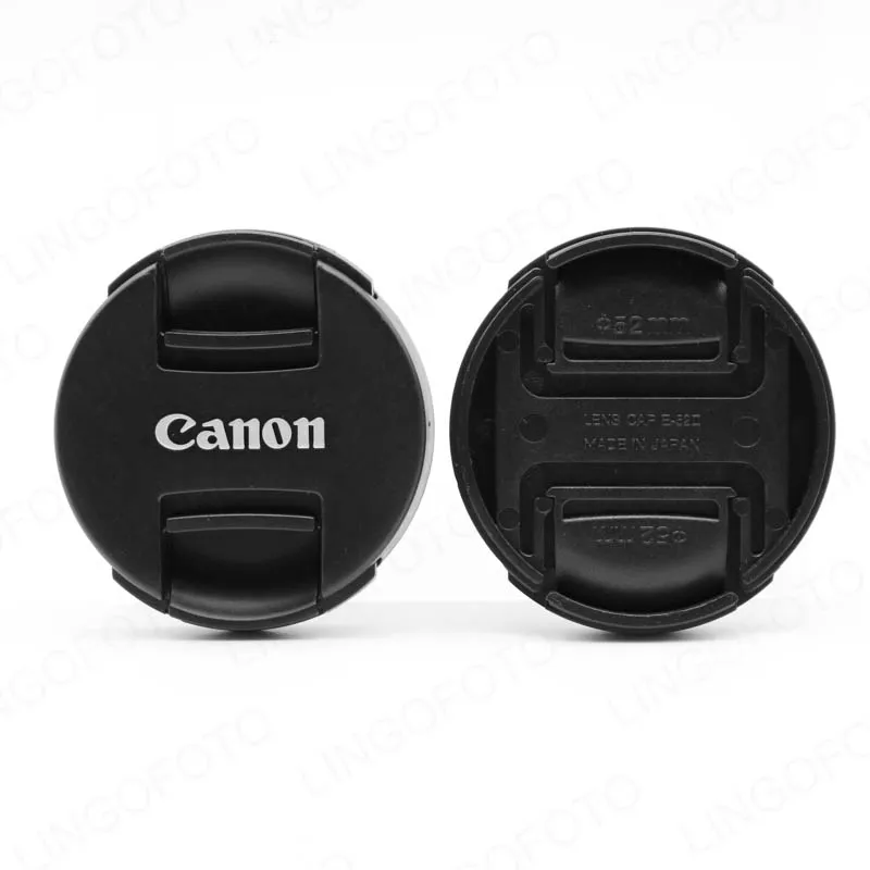 49 52 55 58 62 67 72 77mm Snap-on Camera Front Lens Cap Cover Protector For Canon Camera Len Caps