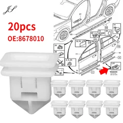 20Pcs 8678010 Side Skirt Sill Moulding Cover Trim Clips 31214496 For Volvo C30 S40 S80 V50 V70 40 S60 S80L XC90 XC60 Fastener