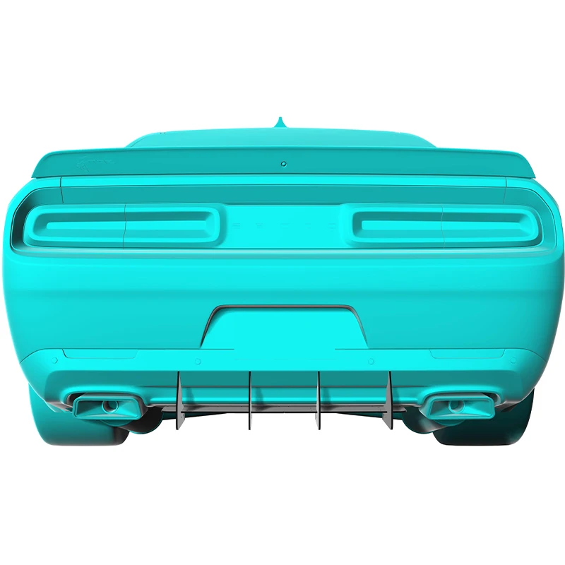 

Use For Dodge Challenger SRT 2015--2024 Year Rear Diffuser Bumper Lips Spoiler Splitter Body Kit Accessories