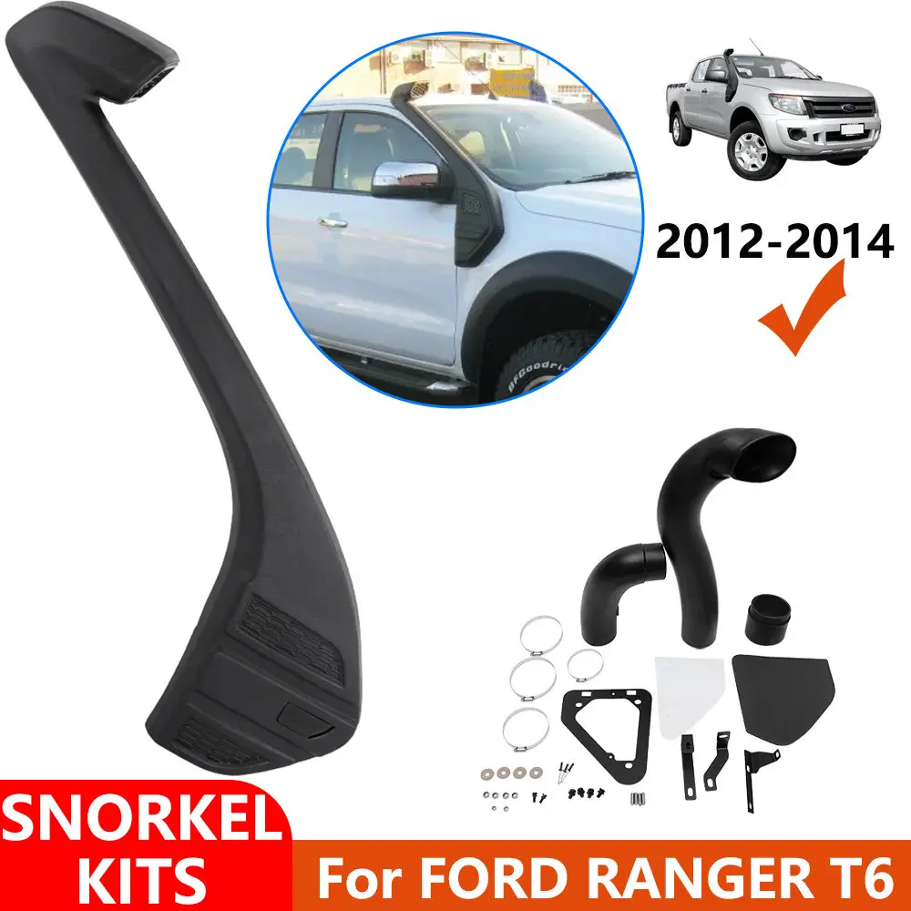 

Car Auto Snorkel Kit Air Intake Airflow For Ford Ranger T6 2012 2013 2014 WILTRAK Xl XLt WIldtrack Pickup Car Snorkel Air Pipe