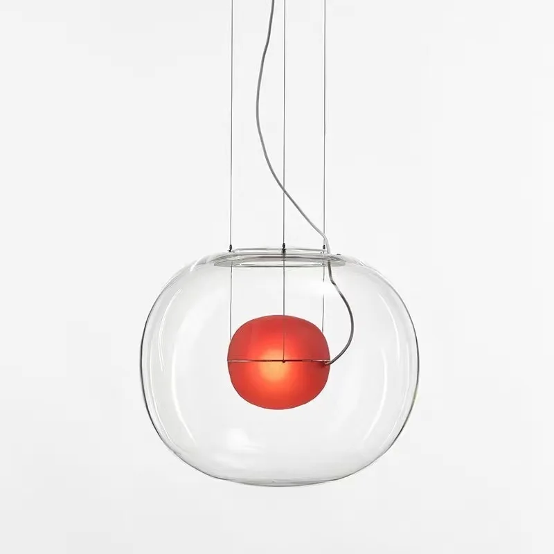 ما بعد الحداثة الفن الزجاج مصمم الحد الأدنى لينة تأثيث غرفة نوم غرفة الطعام بار مقهى كرة مستديرة متجر الملابس قلادة الخفيفة