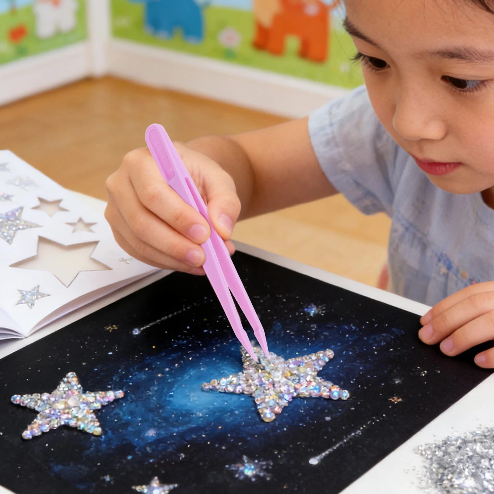 Kleurrijke plastic pincet voor kinderen Zintuiglijk spelen Vroeg leren Fijne motoriek Oefenen Pre K Schoolklas