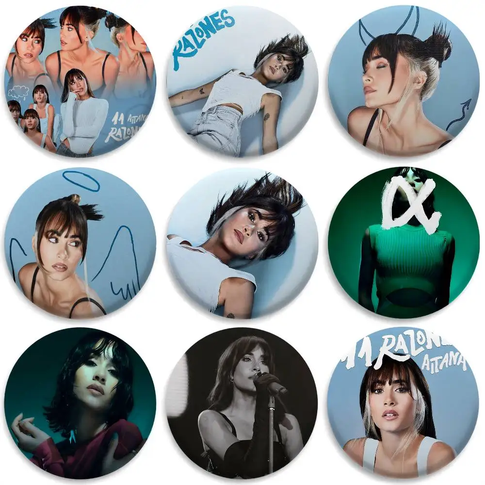 المغني A-Aitana O-Ocanas شارات مستديرة رائعة شارة دبابيس الإبداعية للملابس قبعة ظهره هدية اكسسوارات #1