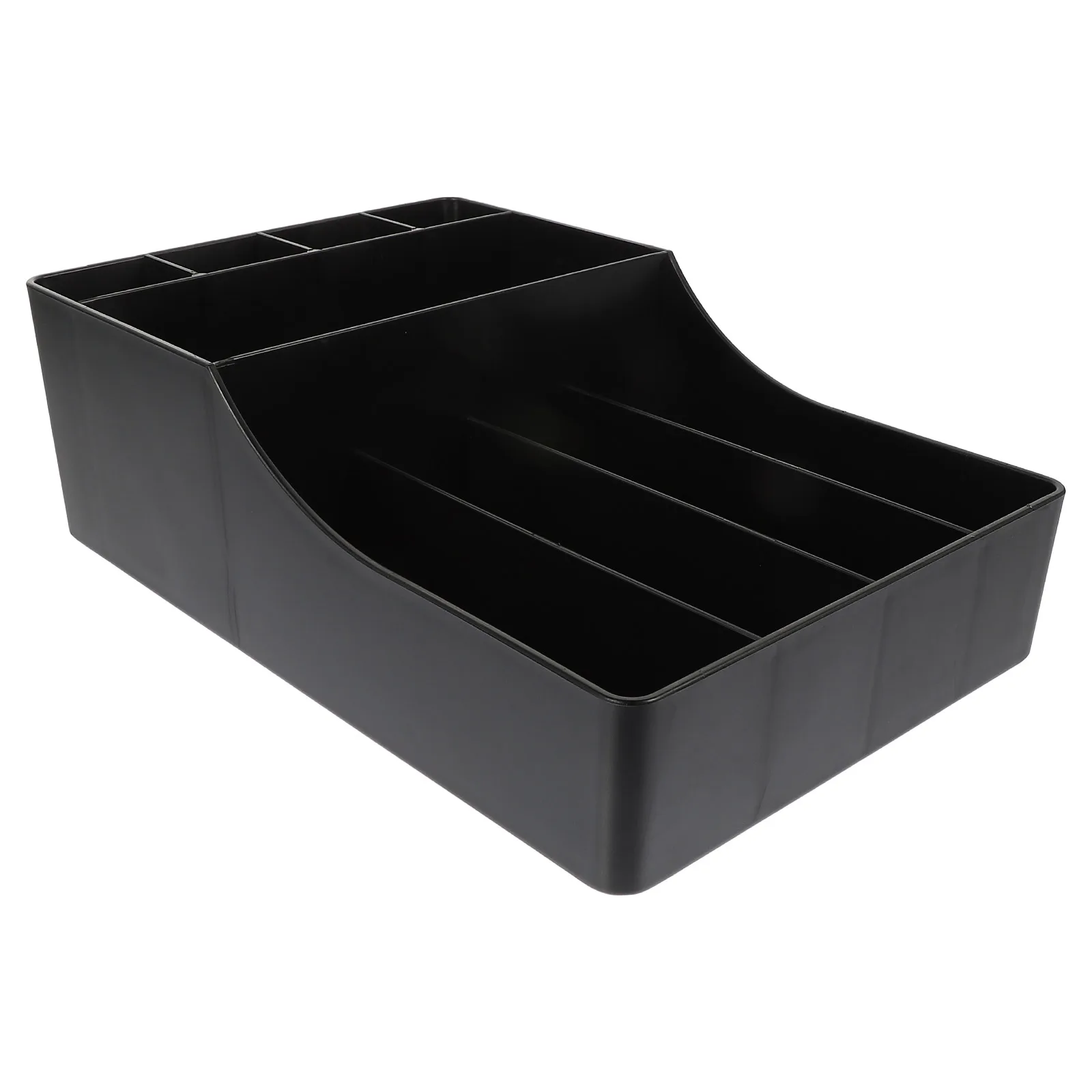 

Multi-Compartment Storage Box for Tea Bags Sugar Coffee Candy Organizer Compact Countertop Coffee Bar Organizer Case