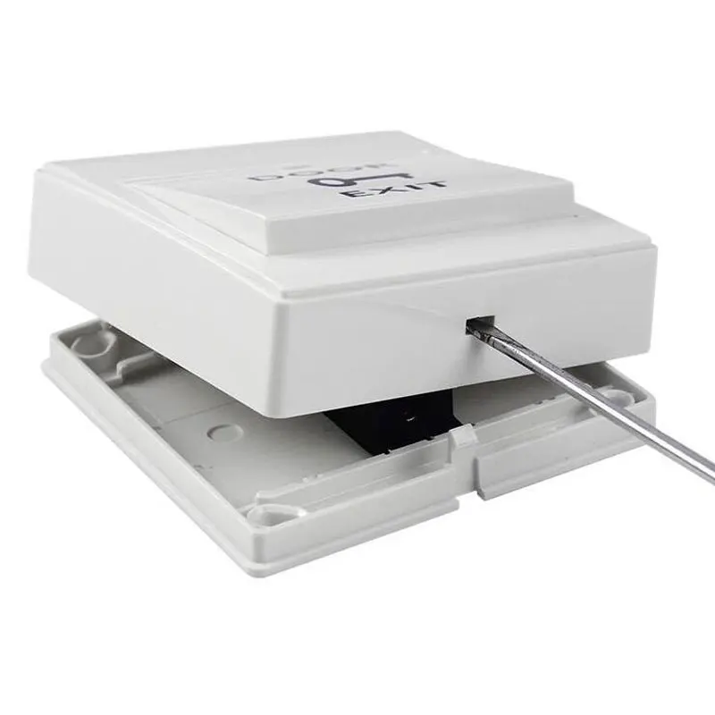 10pcs  Door Exit Button With Bottom Box For Door Access Control System Suitable For All Kinds Of Electric Lock