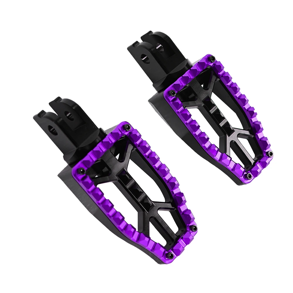 

Motorcycle Accessories Purple MX Style Front Driver Footpegs for Harley Softail 2018 up&Sportster S Nighter 975 2021 up