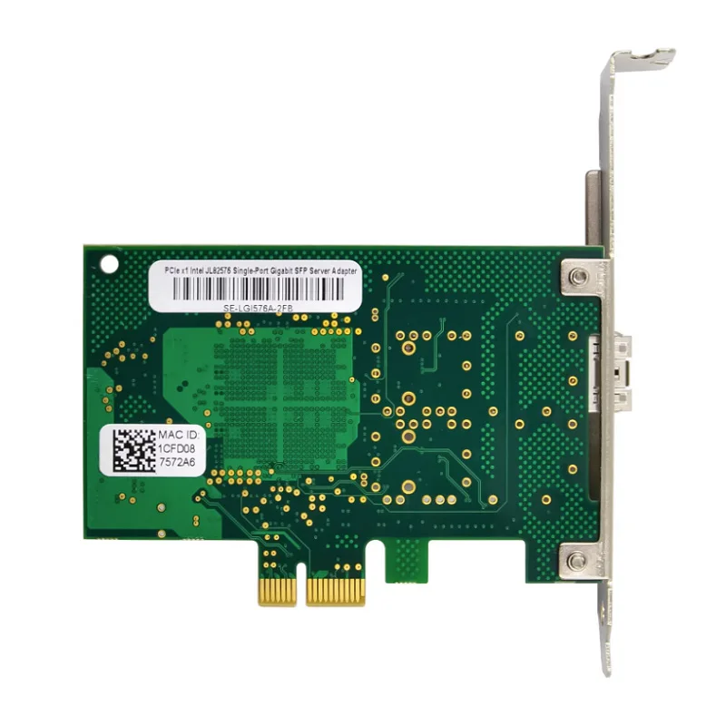 Factory price wholesale PCIe X1 server gigabit fiber optic network card 82576 diskless multi-mode LC9400PF