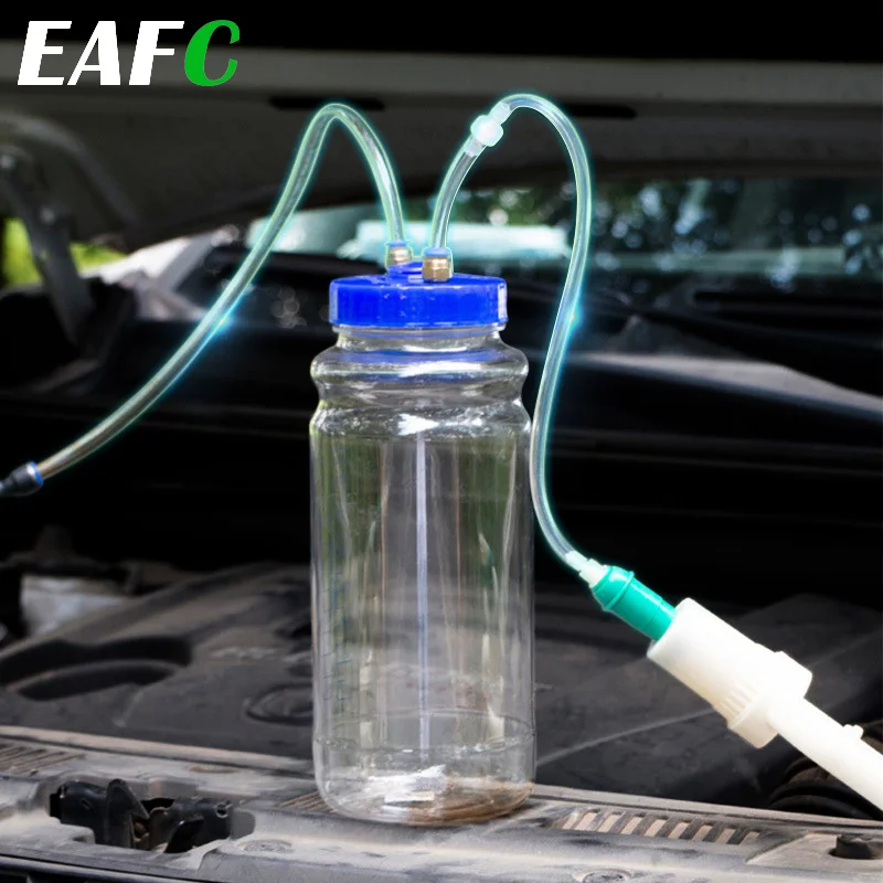 EAFC 2L Car Oil Change Artifact Manual Hand Pump Engine Vacuum Suction Suitable for Fuel Water Diesel Gasoline Vacuum Suction