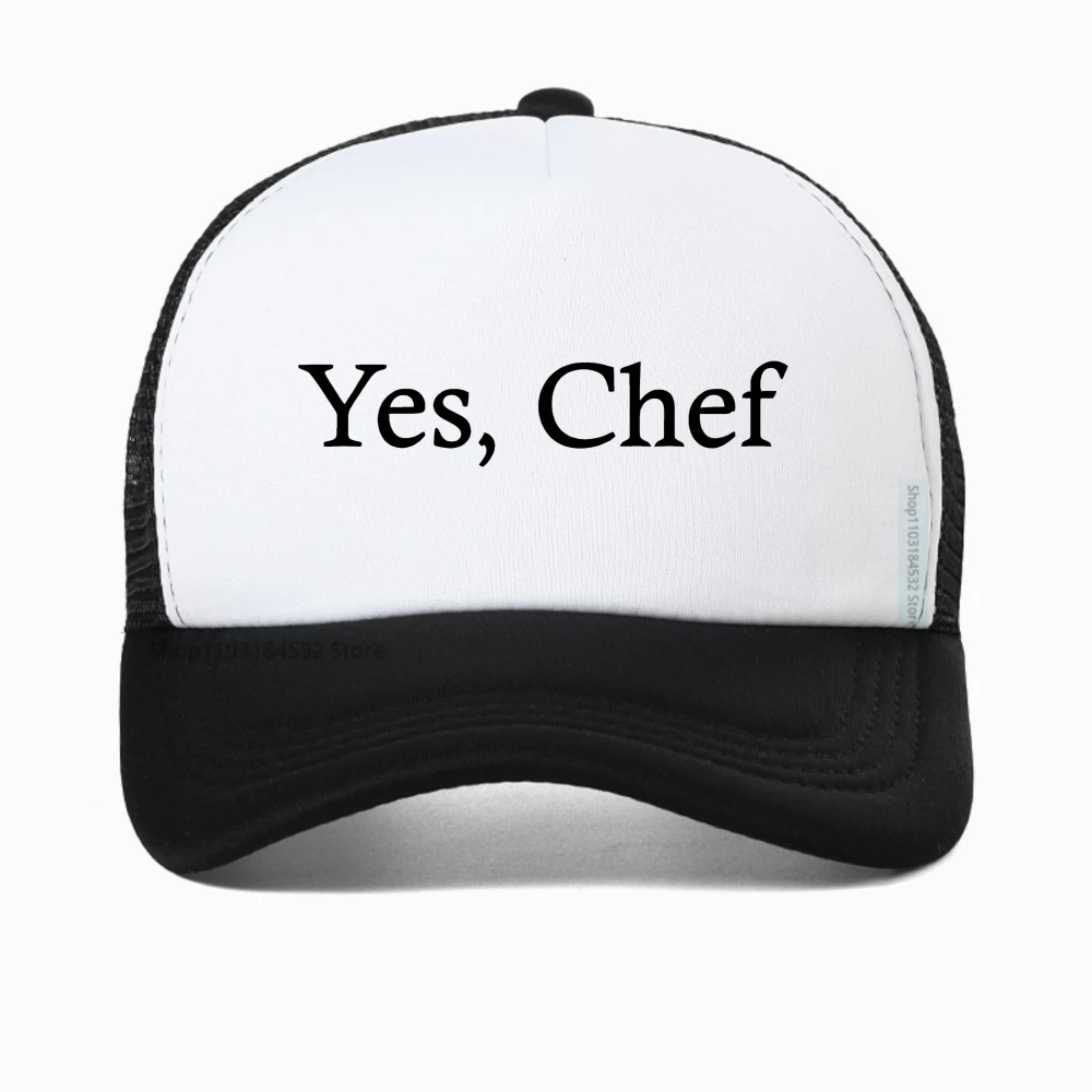 

Funny Yes Chef Funny Restaurant Kitchen for Cooks Knife Retro BBQ baseball cap Cooking Graphic snapback hats mesh trucker hat