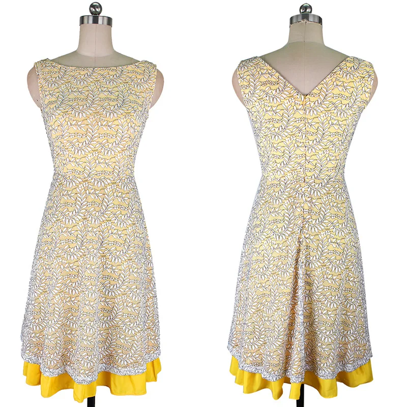 2026 SUMMER NEW ARRIVAL WOMEN'S FASHION ELEGANT LADY MIDI DRESS, HEAVY‑WORK MESH EMBROIDERY LACE SPLICING BODYCON DRESS