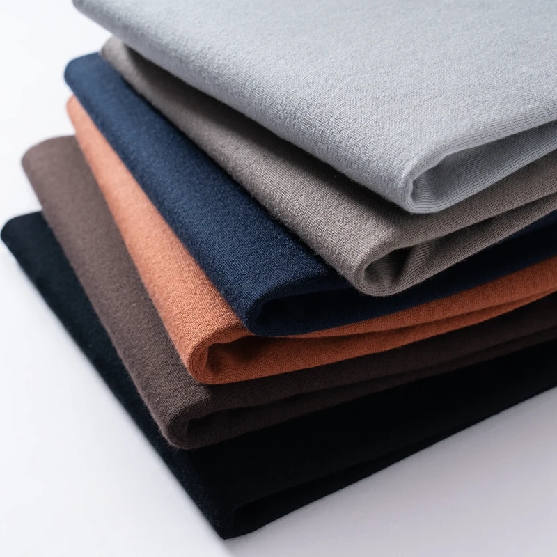 

Мужской свитер из тонкой пряжи Yangtze, 100% шерсть, с коротким рукавом, повседневный вязаный пуловер, футболка с круглым вырезом, свободный джемпер, топ.