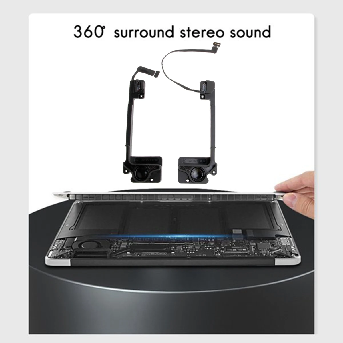 

A13E-A1502 Левый и правый динамики для ноутбука Pro Retina 13-дюймовый A1502 Замена встроенного динамика 2013 2014 2015