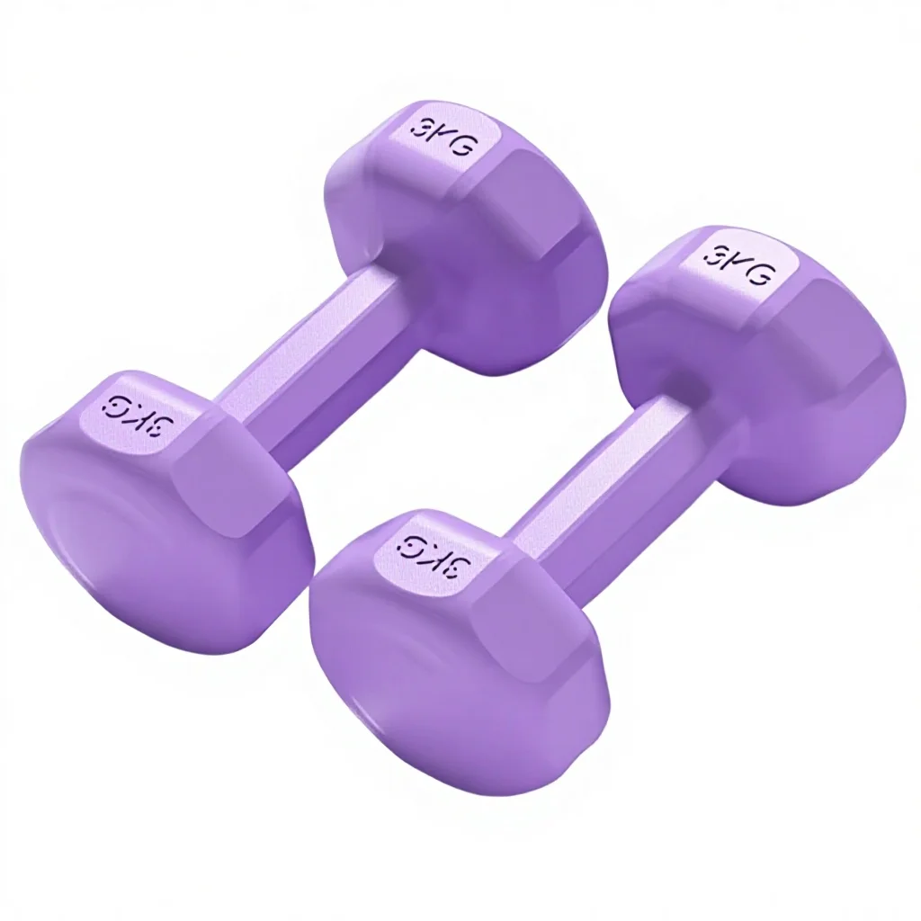 Dumbbell Fitness Set Solid Octagonal Design Lightweight Muscle Building Butt Lifting Home Equipment Shaping Small