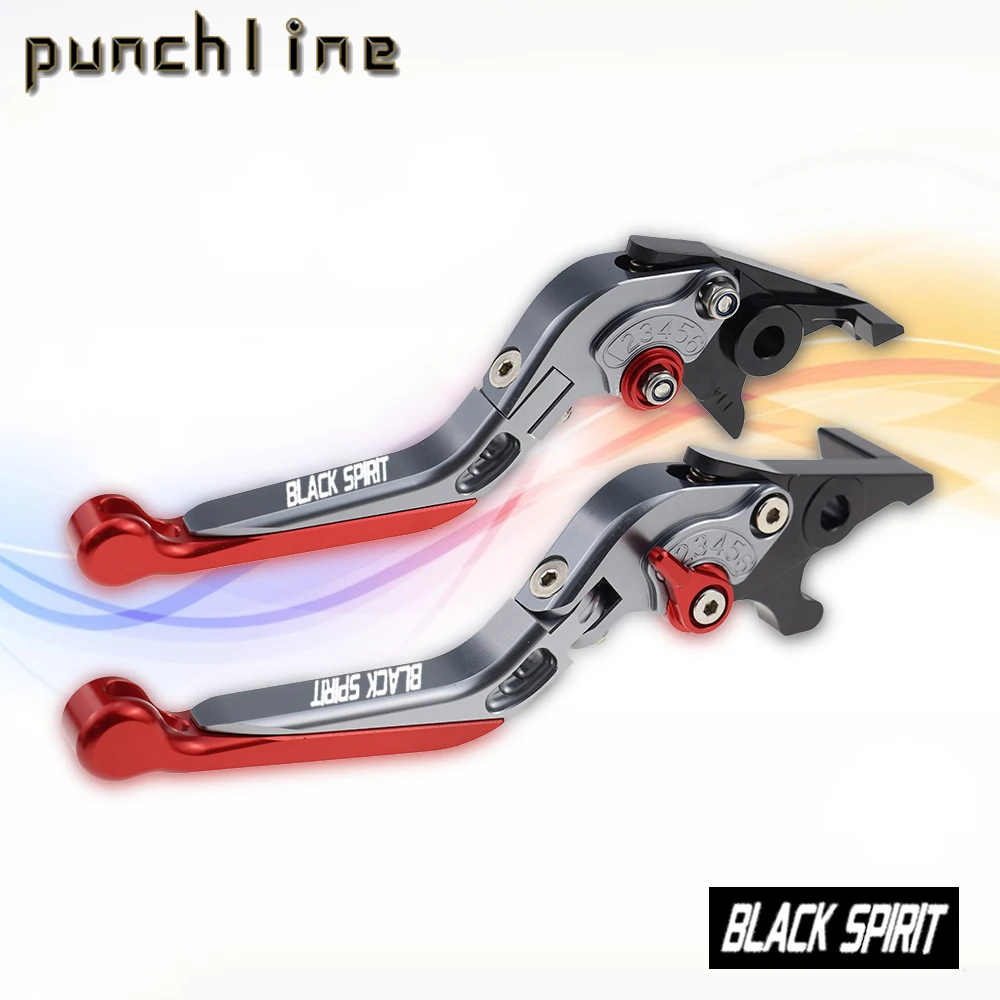 Fit For Black Spirit 2014-2016 Motorcycle CNC Accessories Folding Extendable Brake Clutch Levers Adjustable Handle Set