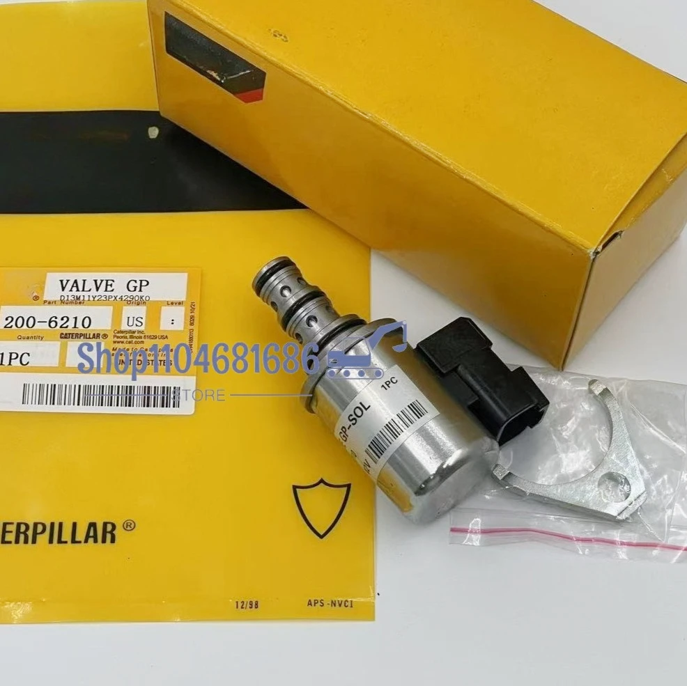 

200-6210 Solenoid Valve 12V 2006210 for 420E 430E 432E 434E 444E 450E 450F TH220B TH330B TH340B TH350B TH355B TH460