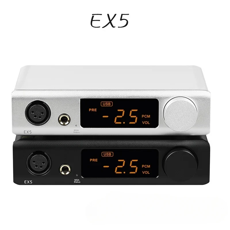 EX5 MQA DAC headphone amplifier es9038q2m * 2 5.0 decoder with remote control