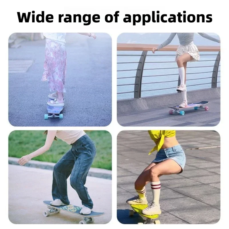 Soft PU Silent Comfort Land Surf Skate Wheels High Elastic Wearproof Longboard Replacement Wheels for Street Cruising Surfskate