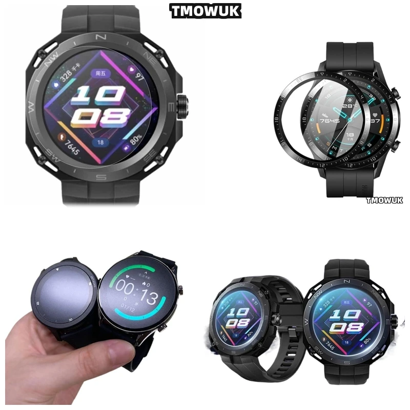 

For Huawei WATCH GT2 GT3 GT4 GT5 Pro Cyber Ultimate 41 42 43 46mm - Ultra HD Reinforced Glass, 9H Hardness, Bubble-Free & Full E