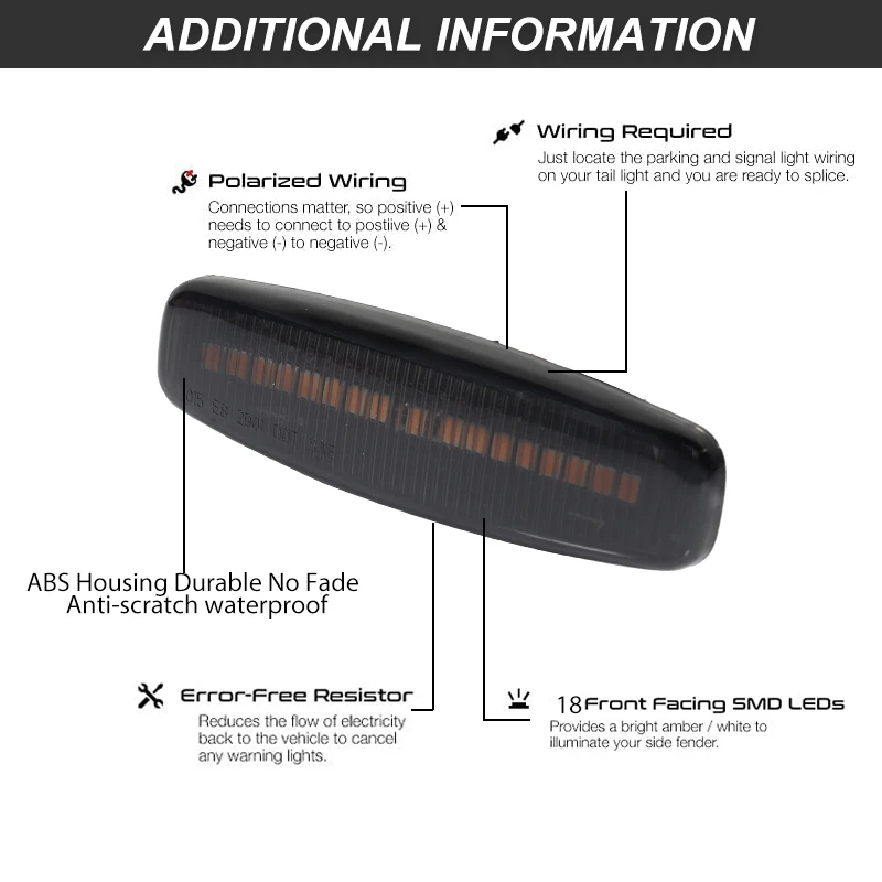 2 pezzi dinamico parafango indicatore di direzione LED indicatore laterale per Nissan Fuga GY50 Murano Z51 Pathfinder R52 Skyline V36 Infiniti EX25