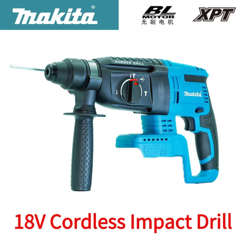 ? Makita Originele 24MM Draadloze Hamer Borstelloze Elektrische Hamer 18V Lithiumbatterij Draadloze Boren Voor Makita 18v Elektrisch gereedschap