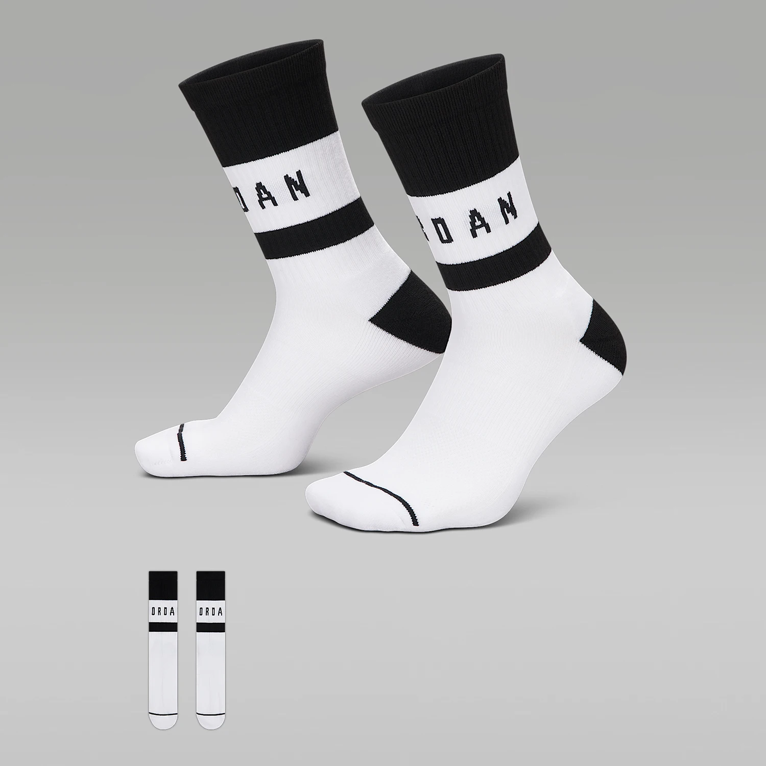 

Nike Authentic JORDAN Men's Women's Same Style Sports Cushioned Mid Socks One Pair Set IF3509-100