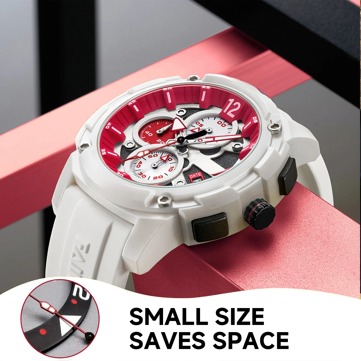 يد ساعة مضيئة للحركة ، إكسسوارات معدلة ، مرسيدس ، ثواني ، تناسب NH35 ، NH36 ، 4R