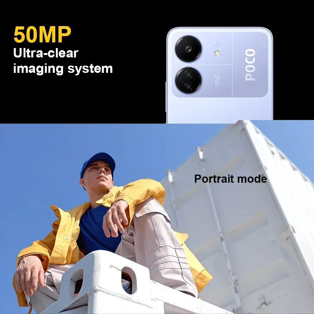 POCO-C65 versión Global, 128GB/256GB, MediaTek Helio G85, ocho núcleos, pantalla de 6,74 pulgadas, 90Hz, cámara de 50MP, 5000mAh, NFC