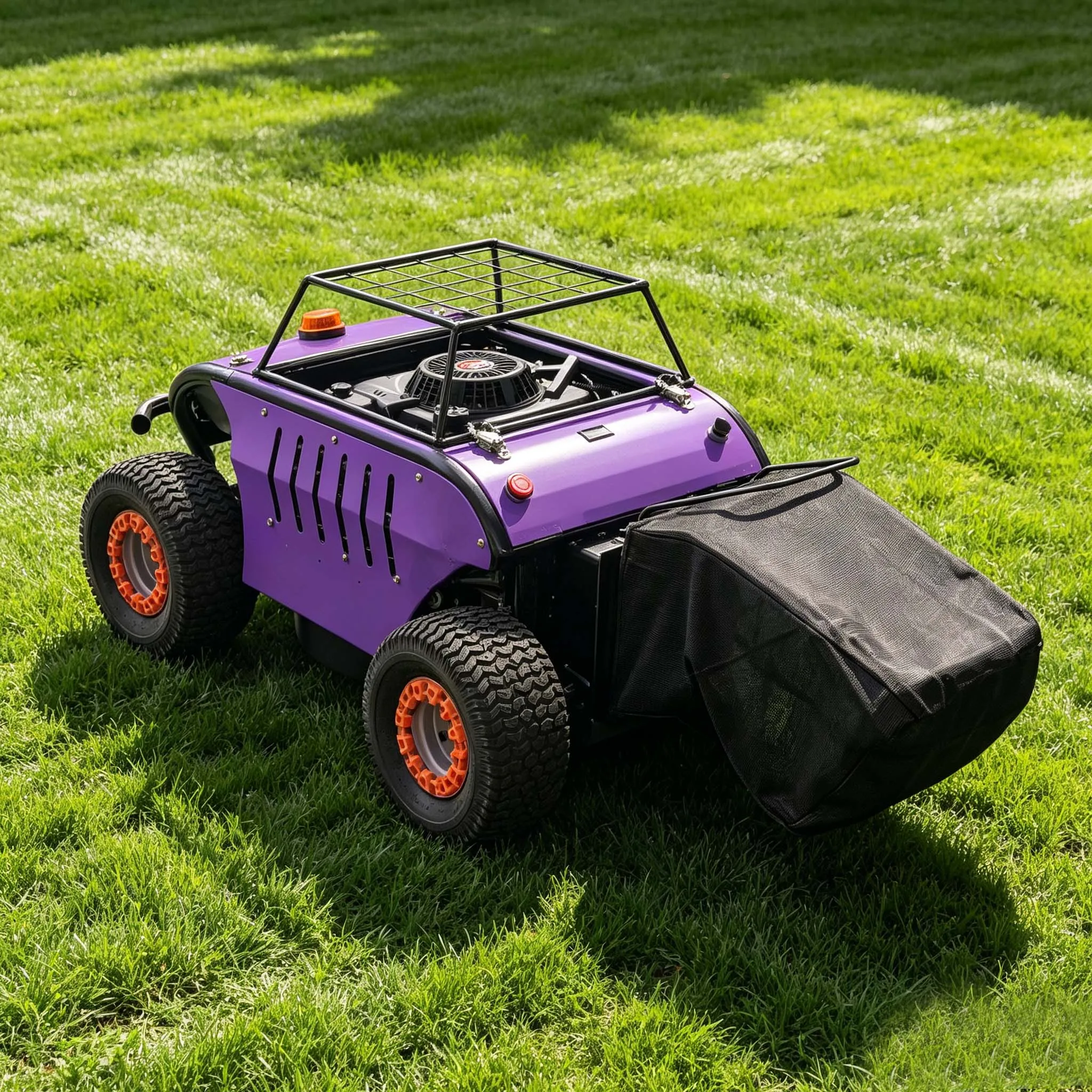 Cost Effective Battery Powered Remote Mower automatic grass trimmer villa garden cutter courtyard maintenance machine