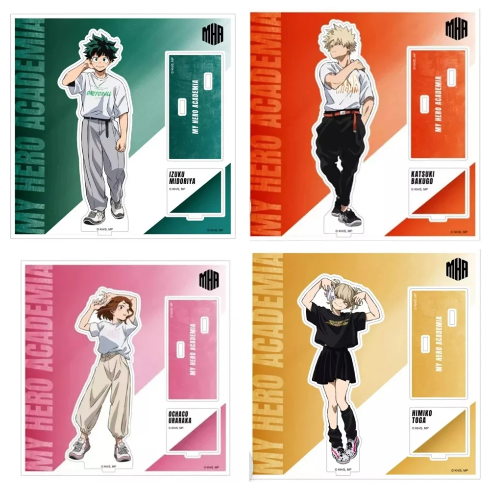15CM Charm Anime My Hero School Acrylic Stand Model Cosplay Characters Ornament Accessories Goods Collection Gifts